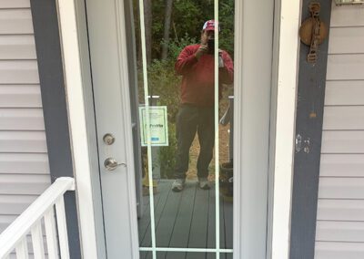 New exterior door on a home